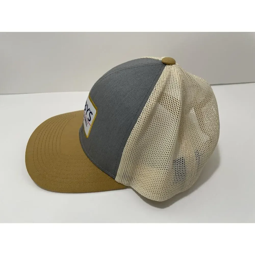 Cubby's Sports Bar & Grill Brookings SD Trucker Hat Cap Mesh Snapback Grey Tan